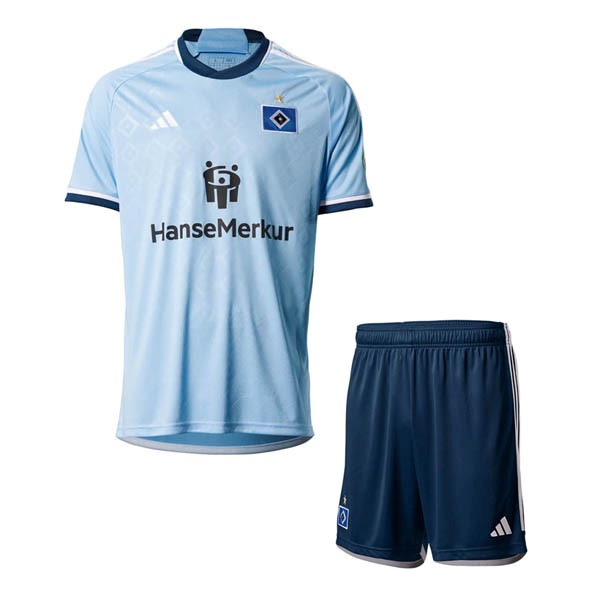 Camiseta Hamburgo S.V Segunda equipo Niño 2023-24